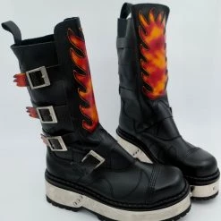 Trash And Vaudeville Fire Punk Boot