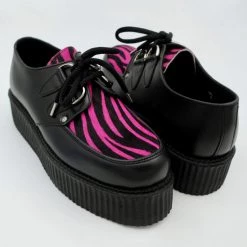 Trash And Vaudeville Women Zebra Double Creeper