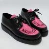 Trash And Vaudeville Pink Double Creeper Women