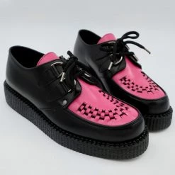 Trash And Vaudeville Pink Double Creeper Women