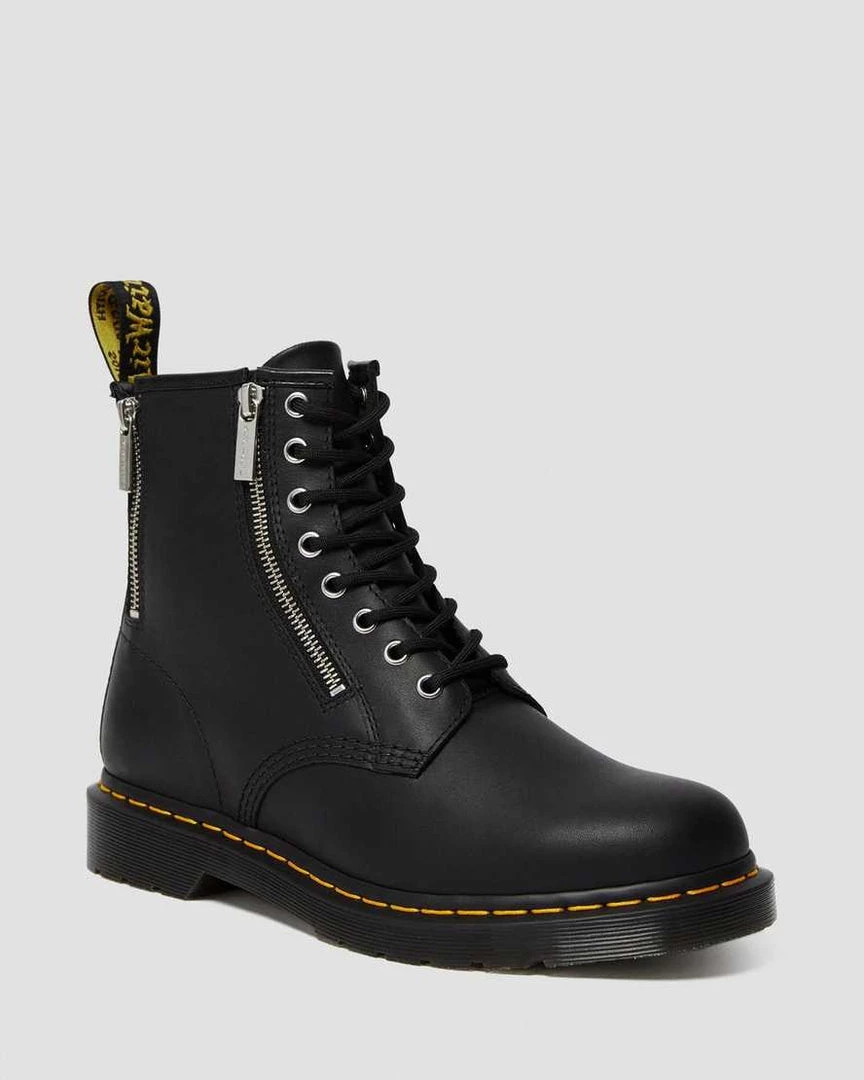 Dr Martens Men 1460 Zip Black Nappa