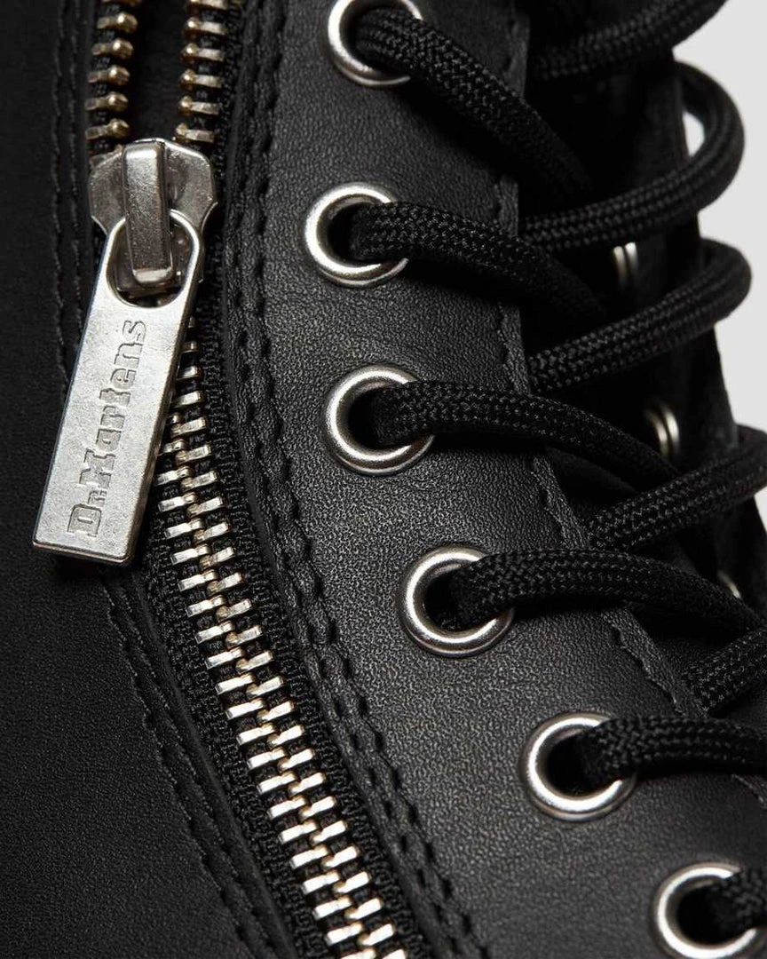 Dr Martens Men 1460 Zip Black Nappa