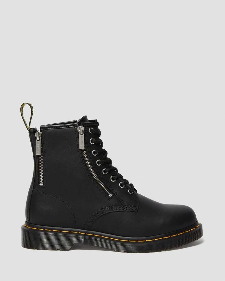 Dr Martens Men 1460 Zip Black Nappa
