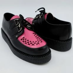Trash And Vaudeville Pink Double Creeper Women