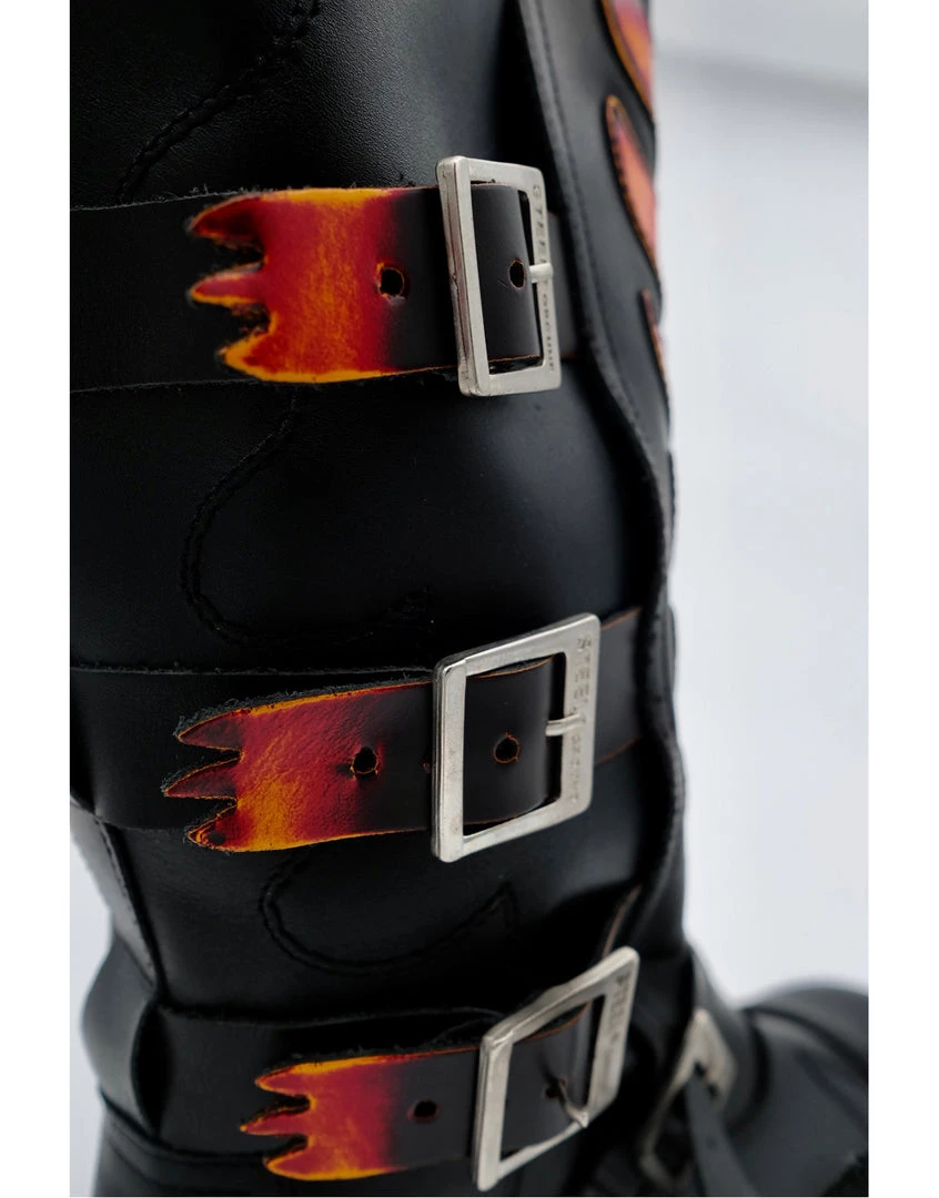 Trash And Vaudeville Fire Punk Boot