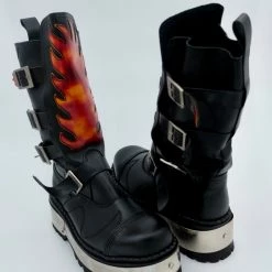 Trash And Vaudeville Fire Punk Boot