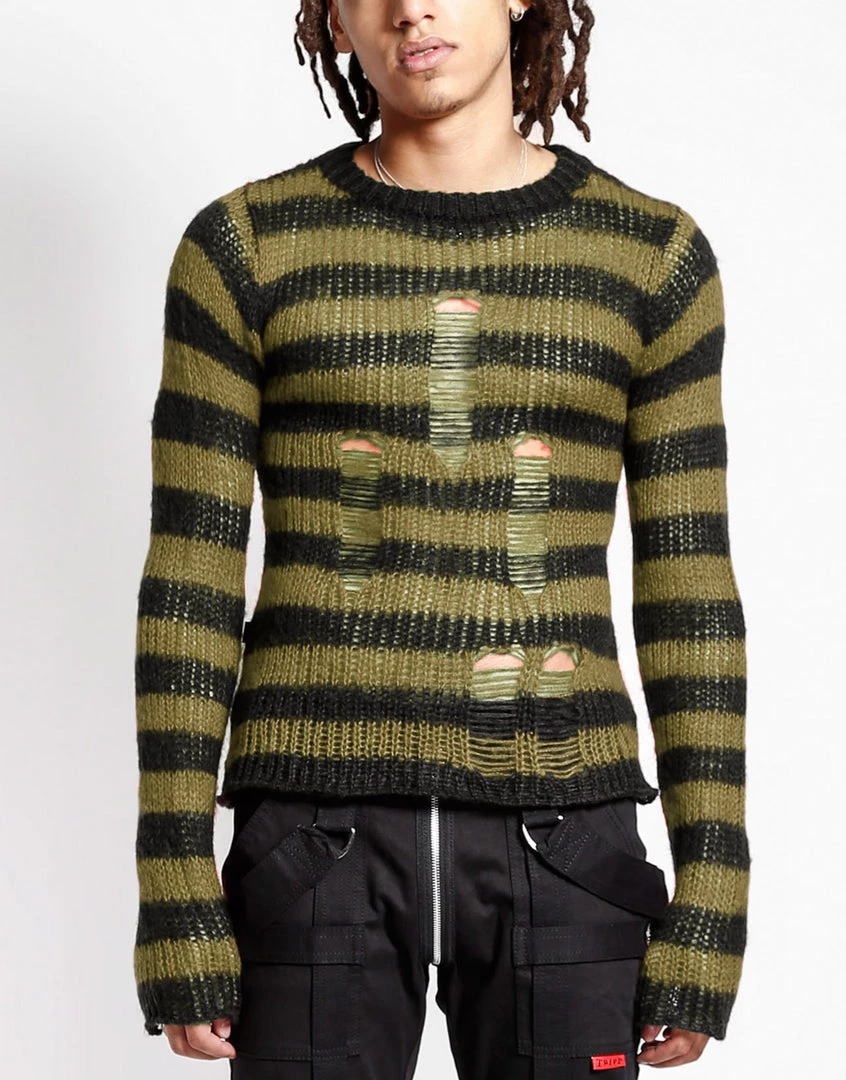 Tripp NYC Men Rag Stripe Sweater