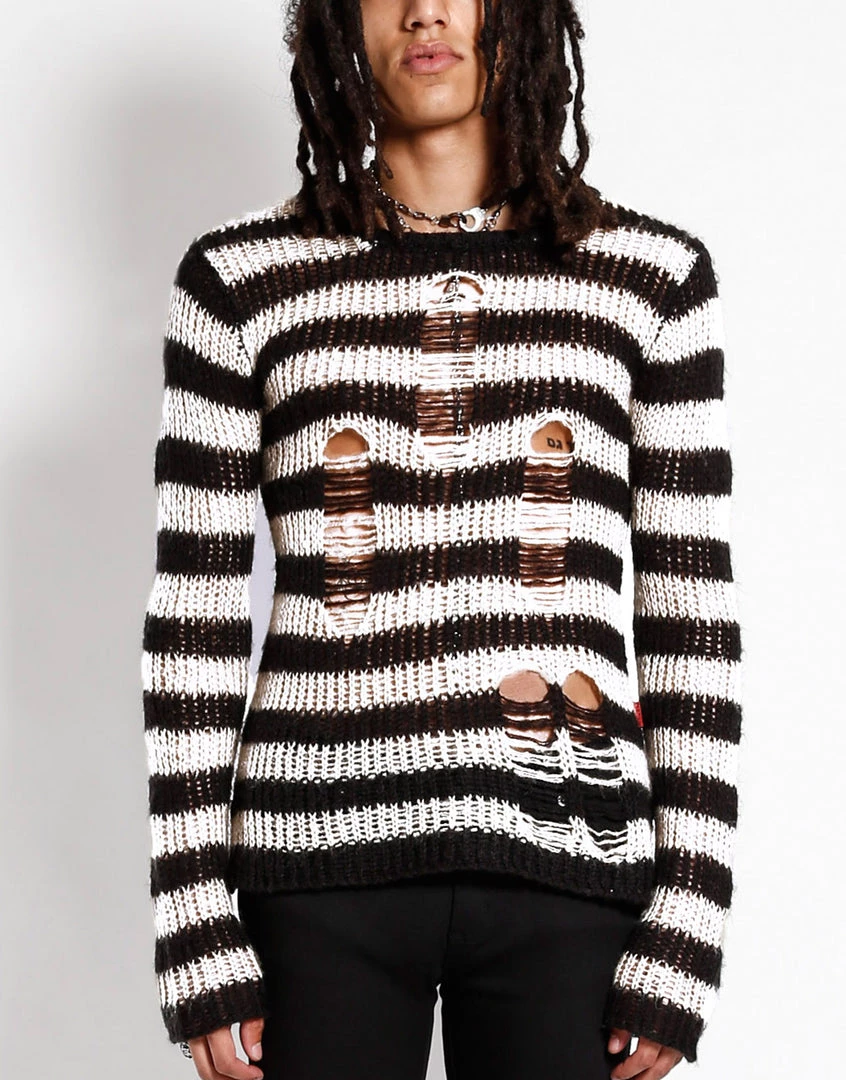 Tripp NYC Men Rag Stripe Sweater