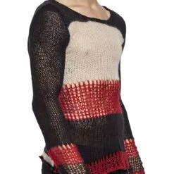 Tripp NYC Women Punk Stripe Sweater