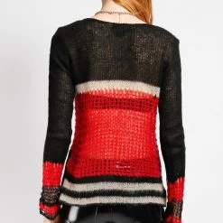 Tripp NYC Women Punk Stripe Sweater