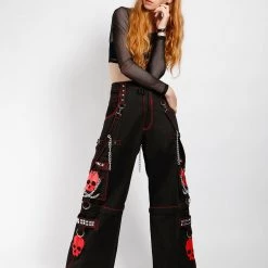 Tripp Darkstreet Men SUPER SKULL PANT RED SKULL