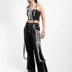Tripp Darkstreet LOLITA DARK STREET PANT BLACK/WHITE Women
