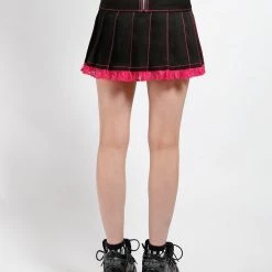 Trippnyc.com LOLITA PLEATED SKIRT PINK Women