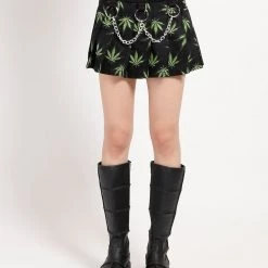 Tripp Darkstreet MARY CHAIN PLEATED SKIRT GRASS Women