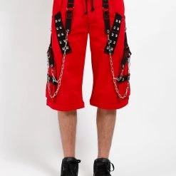 Tripp NYC DARK CUFF PANT RED
