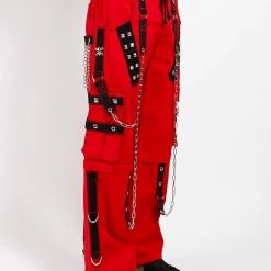Tripp NYC DARK CUFF PANT RED