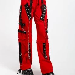 Tripp NYC DARK CUFF PANT RED