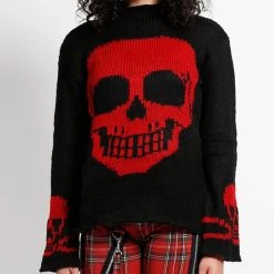 Tripp NYC Skull Sweater
