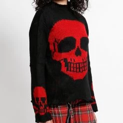 Tripp NYC Skull Sweater