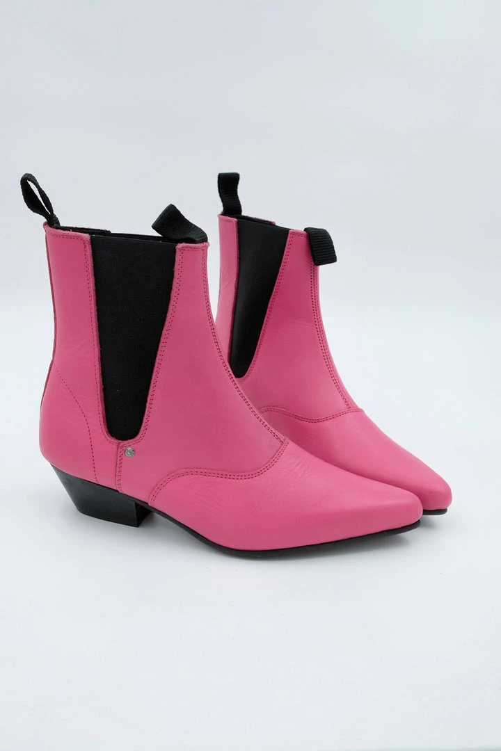 Trash And Vaudeville Men Grain Cuban Boot