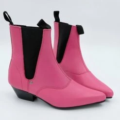 Trash And Vaudeville Men Grain Cuban Boot