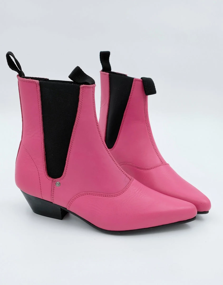 Trash And Vaudeville Men Grain Cuban Boot