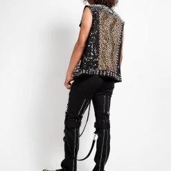 Tripp NYC HAND STUDDED PUNK VEST