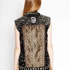 Tripp NYC HAND STUDDED PUNK VEST