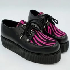 Trash And Vaudeville Women Zebra Double Creeper