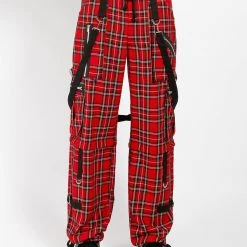 Tripp Darkstreet Red Plaid Clash Pant