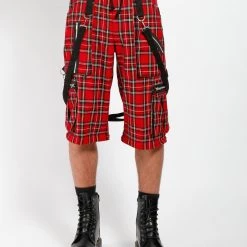 Tripp Darkstreet Red Plaid Clash Pant