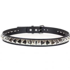 Trash And Vaudeville Single Pyramid Stud Belt