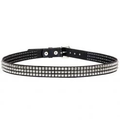 Trash And Vaudeville Men Silver Stud Belt