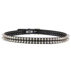 Trash And Vaudeville Double Spike Studded Belt Men