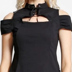 Royal Bones Women Keyhole Top
