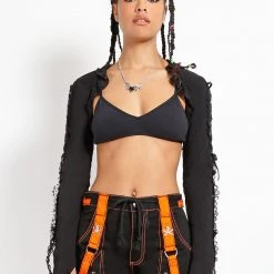 Tripp NYC LOLITA SHRUG BLACK
