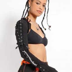 Tripp NYC LOLITA SHRUG BLACK