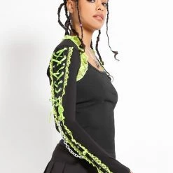 Tripp NYC Women LOLITA SHRUG LIME