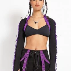 Tripp NYC LOLITA SHRUG PURPLE Women