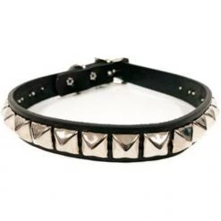 Trash And Vaudeville Women Choker 3/4 With Pyramid