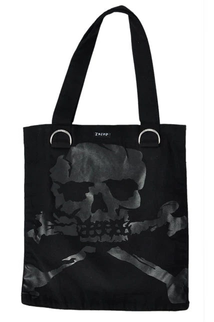 Tripp NYC Women Big Skull Tote Bag