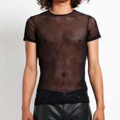 Tripp NYC Short Sleeve Fishnet Men