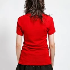 Trippnyc.com Men SHORT SLEEVE FISHNET RED