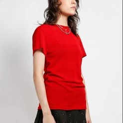 Trippnyc.com Men SHORT SLEEVE FISHNET RED