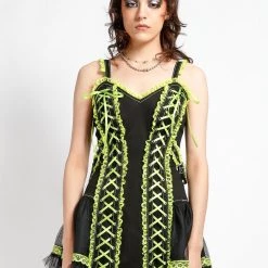 Tripp NYC Women LOLITA DRESS LIME