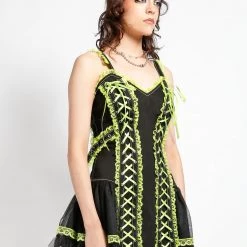 Tripp NYC Women LOLITA DRESS LIME