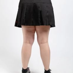 Tripp NYC CURVE PLEATED HANDCUFF SKIRT