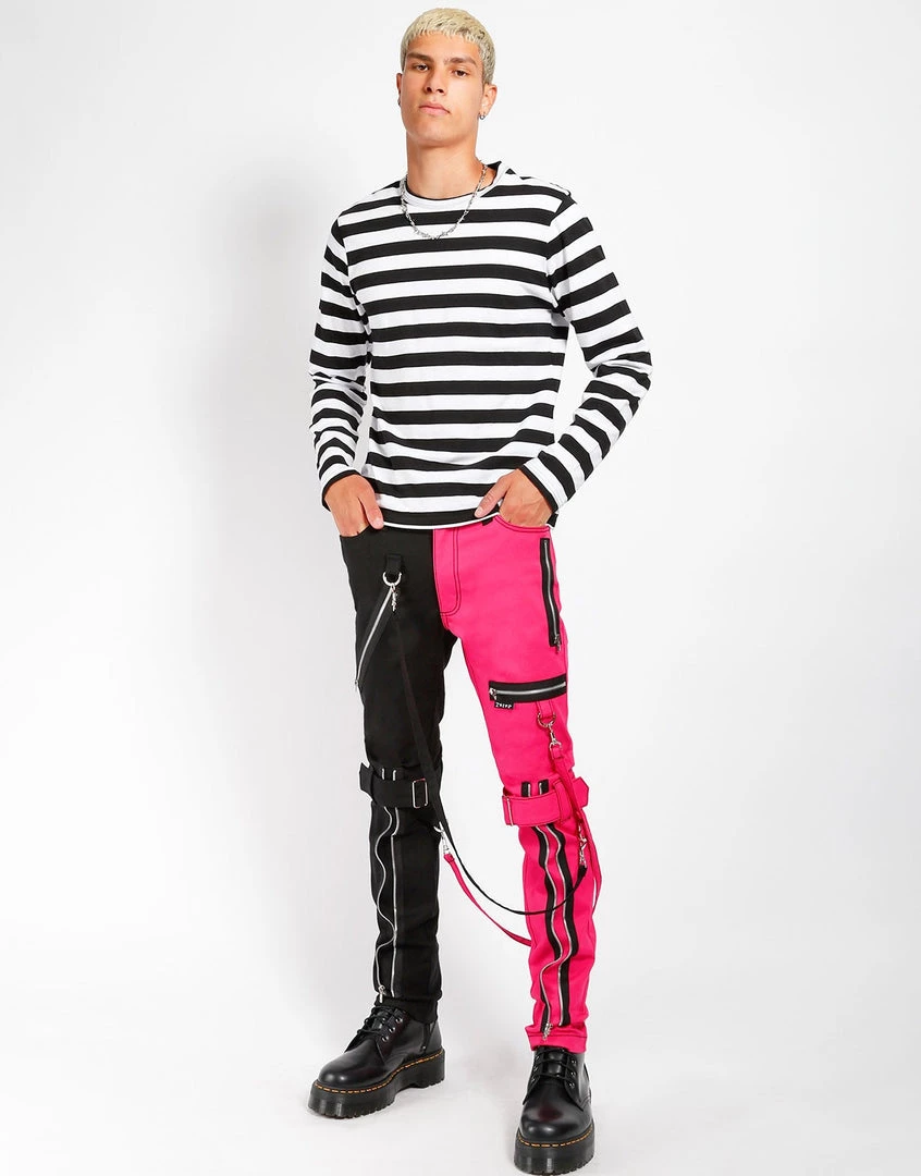 Trippnyc.com Men SPLIT LEG BONDAGE PANT PINK