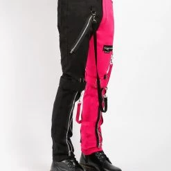 Trippnyc.com Men SPLIT LEG BONDAGE PANT PINK
