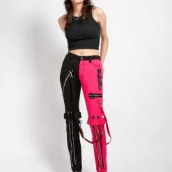 Trippnyc.com Men SPLIT LEG BONDAGE PANT PINK